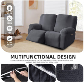 Genina stripe jacquard furniture cover durable fabric for everyday use