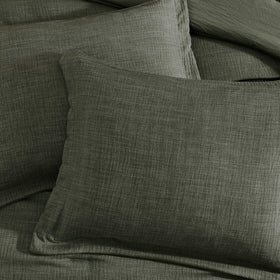 Geniospin all-season cozy bedding in dark green for year-round comfort