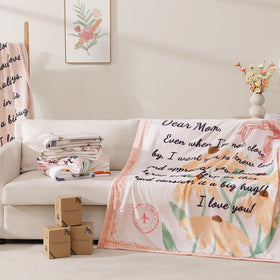 Geniospin blanket shown in living room for cozy relaxation.