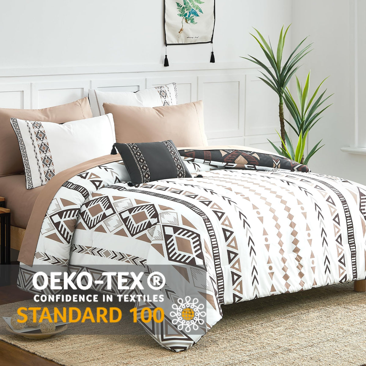 Geniospin fitted sheet with side pockets keeps the mattress secure