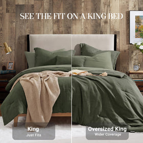 Geniospin flat sheet king size in dark green provides smooth surface