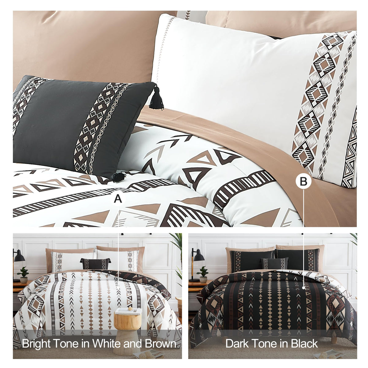 Geniospin king size comforter shams included for a coordinated look