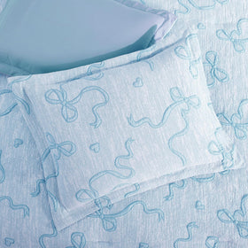 Geniospin light blue twin heart pattern adds cute charm.