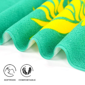 Genovega pink flamingos towel perfect for sunny days and travel