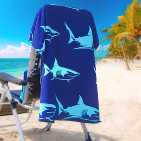 Genovega turtle print towel ideal for poolside lounging