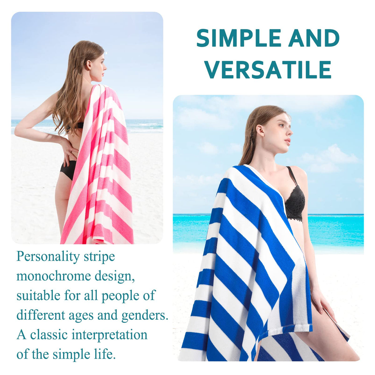 Genovega quick-dry towel dries fast after swimming