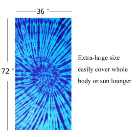 Genovega soft-touch beach towel offers gentle skin feel and quick drying