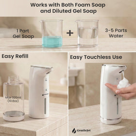 GentleJet Cloudfoam adjustable foam control for different users