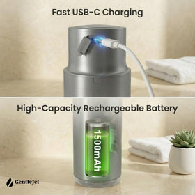 GentleJet CrystalJet handles dish soap or sanitizer with ease