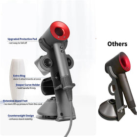 Genyen Eye cord hook helps tidy cables for a clean vanity.