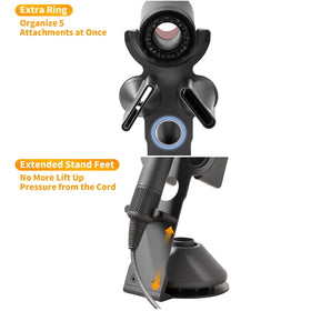 Genyen Eye Dyson stand magnetic snaps ensure quick, secure attachment alignment.