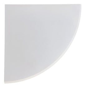 Geoona marble corner shelf in shower area keeping soaps within reach