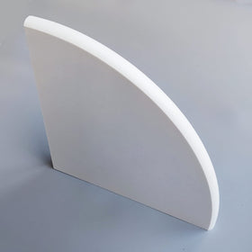 Geoona natural marble shelf on solid wall for durable bathroom storage