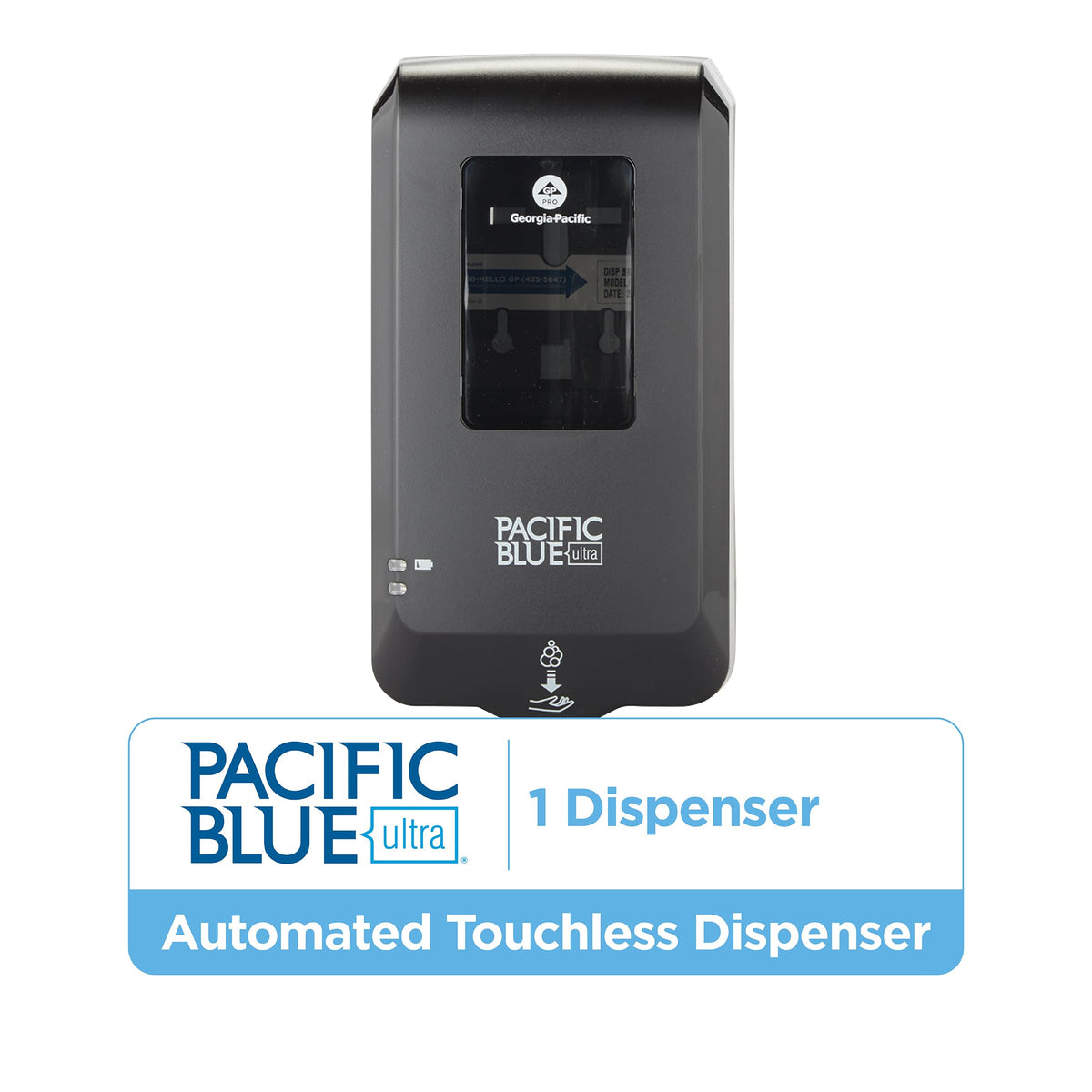 Georgia-Pacific Pacific Blue Ultra automated soap dispenser wall-mounted design for high-traffic areas