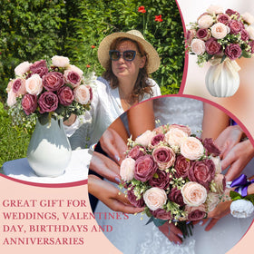 Geosar flexible stems let you shape bouquets and garlands.