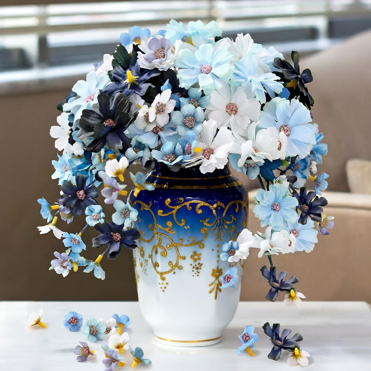 Geosar bulk flower heads for decorations and party setups