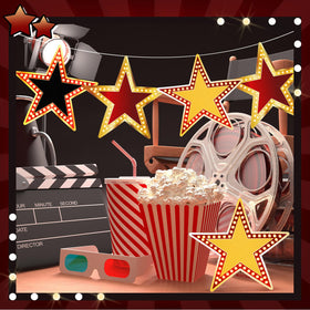 Geosar bulletin board decor stars to brighten classrooms or spaces.