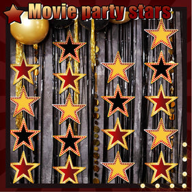 Geosar glitter star cutouts 11 inch add sparkle to celebrations.