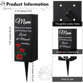 Geosar memorial flower holder with feather design—elegant tribute that withstands outdoor weather
