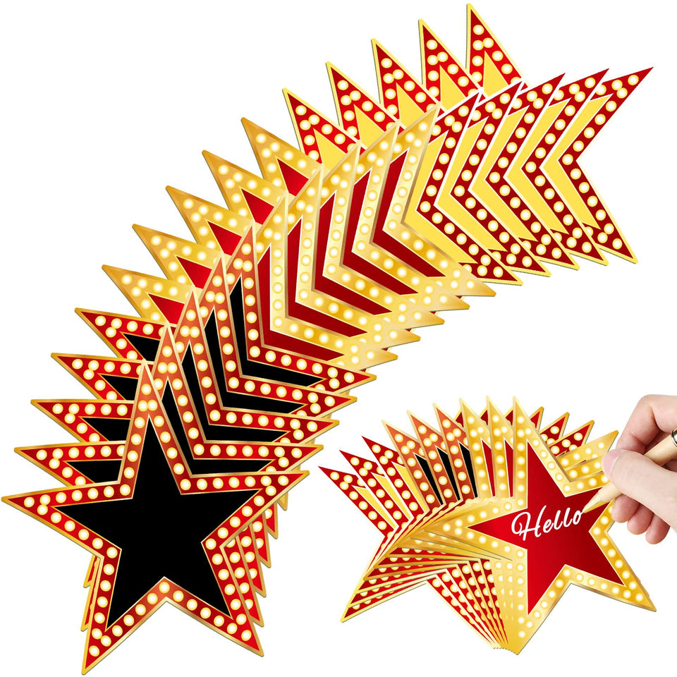 Geosar movie star cardboard cutouts in style A for wall display and party backdrops