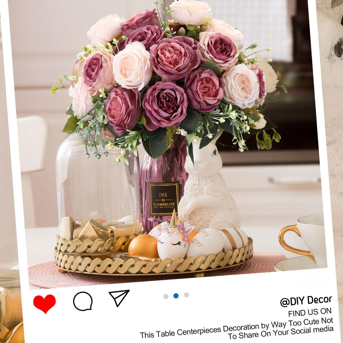 Geosar peony buds and leaves enable flexible creative arrangements.