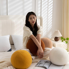 Gerlisay gift idea featuring the 11.8 inch cream ball pillow for holidays