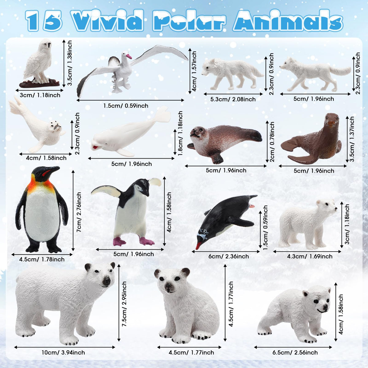 Gerrii polar bear figurine enhances Arctic displays and storytelling.