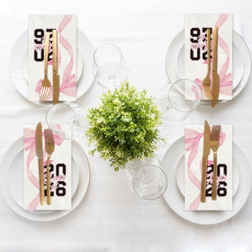 Gersoniel disposable napkins shown for easy cleanup after celebrations.