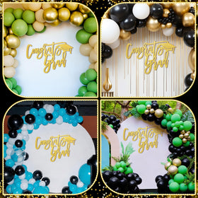 Gersoniel Class of 2026 sign with easy adhesive dots for quick setup.
