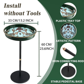 Gesodant multiuse table serves as tea table or plant stand