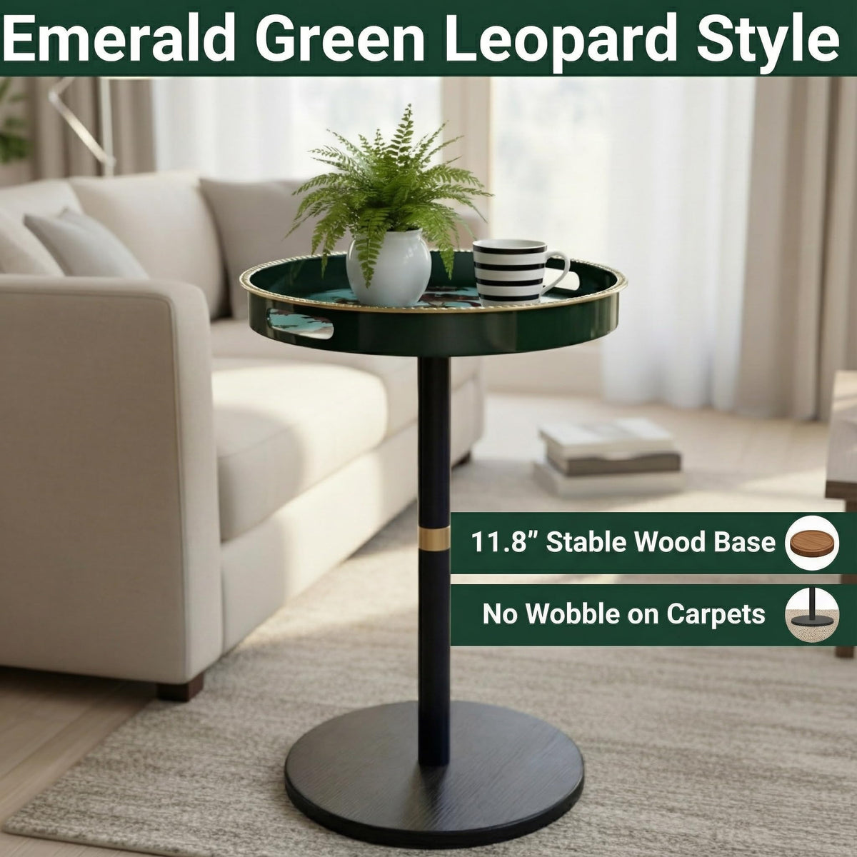 Gesodant sturdy wooden base provides stable support