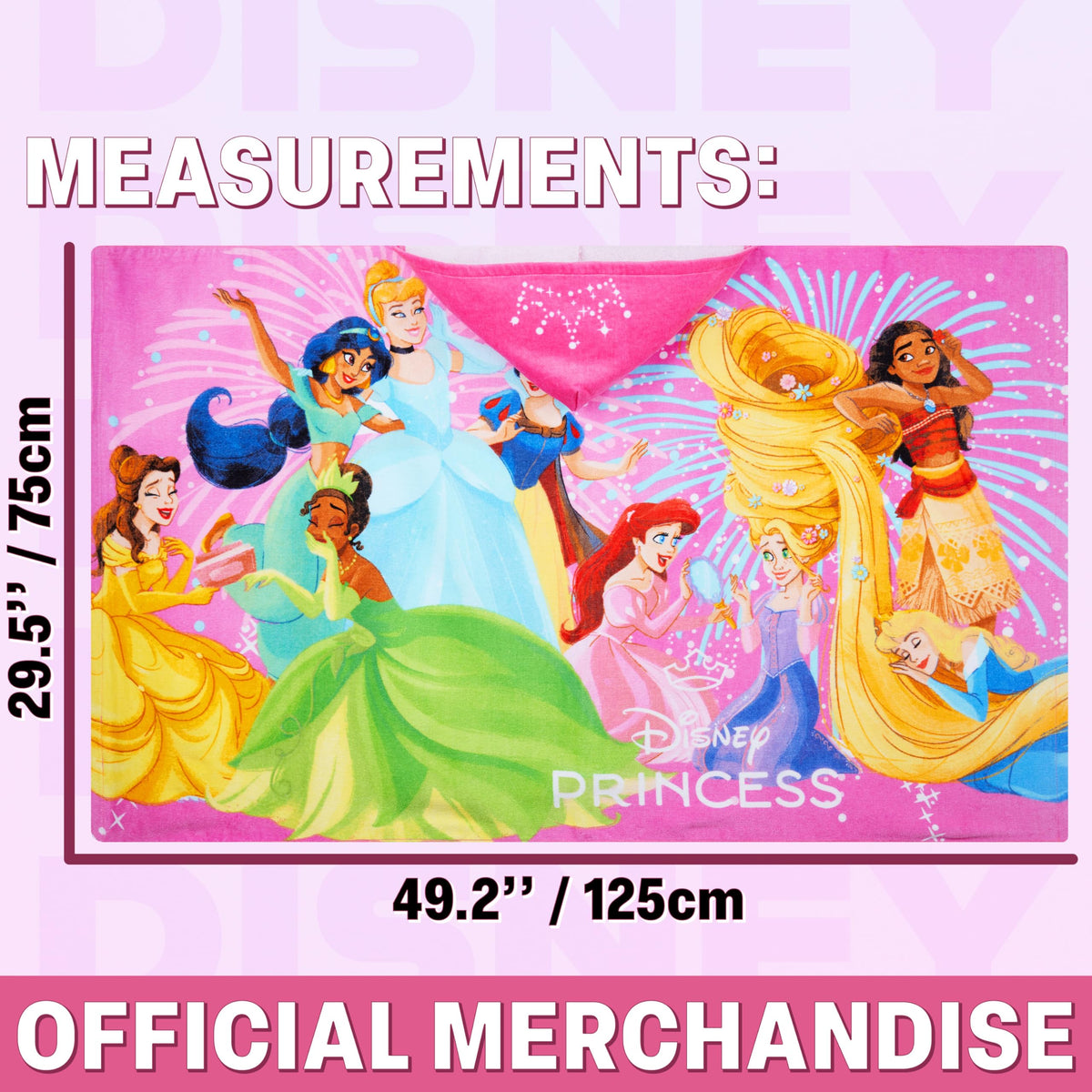 Get Trend Disney Princess hooded towel arrives gift-ready for kids