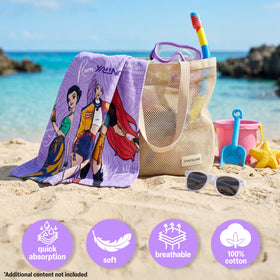 Get Trend soft absorbent cotton towel ideal for bath time and beach days.