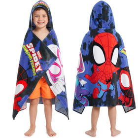 Get Trend Marvel Spidey hooded towel for kids after swimming