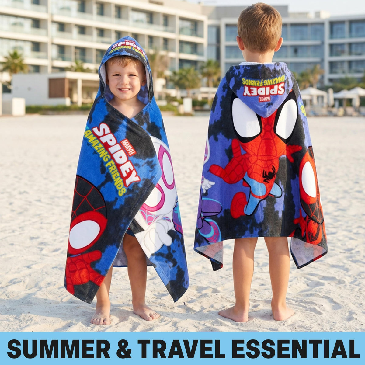 Get Trend Marvel Spidey pool towel ideal for swim lessons