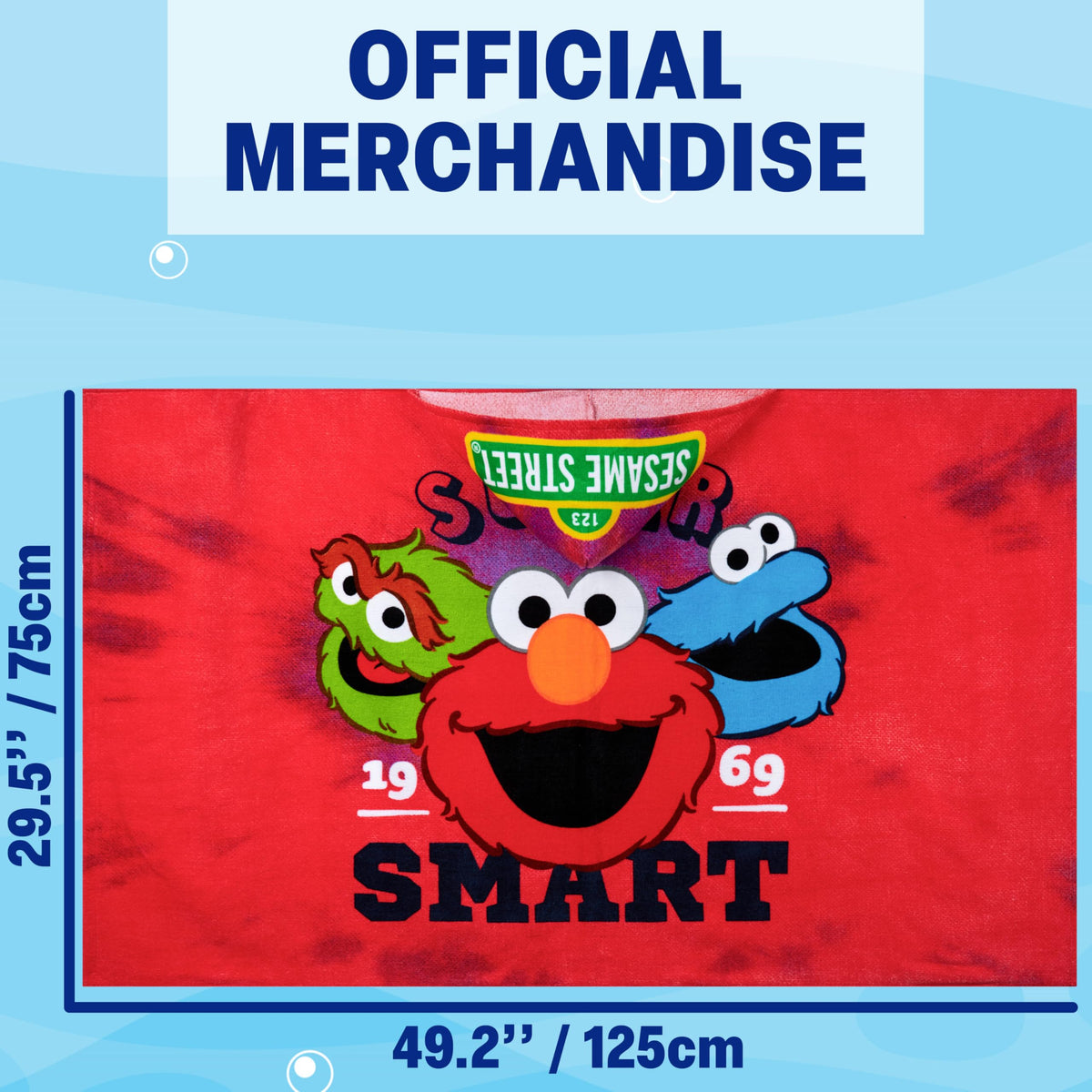 Get Trend Sesame Street hooded towel gift-ready for boys' travel