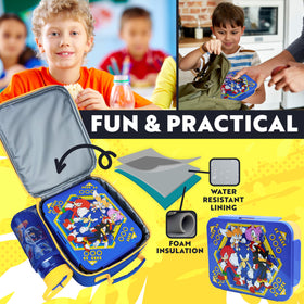 Get Trend Sonic water bottle keeps drinks at the right temperature for kids.