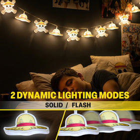 Get Trend two lighting modes switch from steady glow to flashing for mood control.