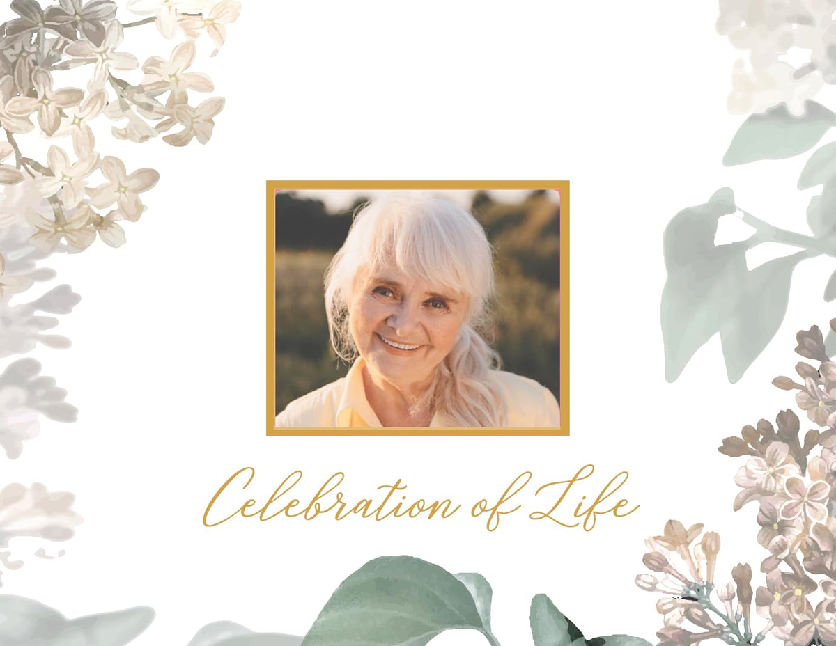 GetProducts elegant white funeral guest book supports 360 entries for messages.