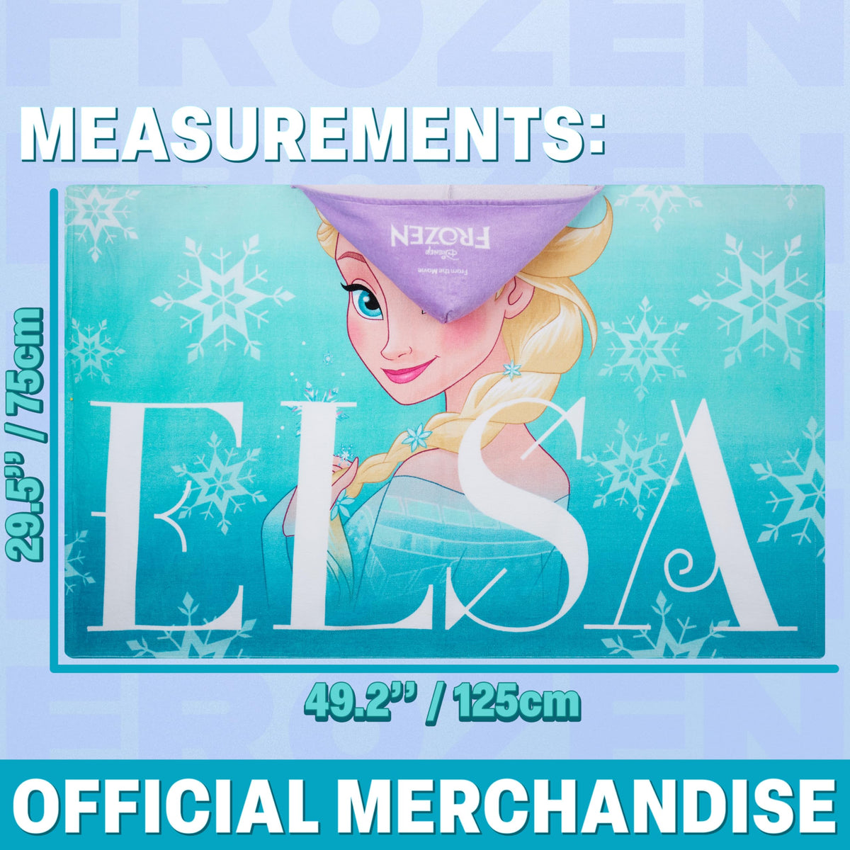 Get Trend Disney Frozen towel gift-ready packaging ideal for fans of Elsa and Anna