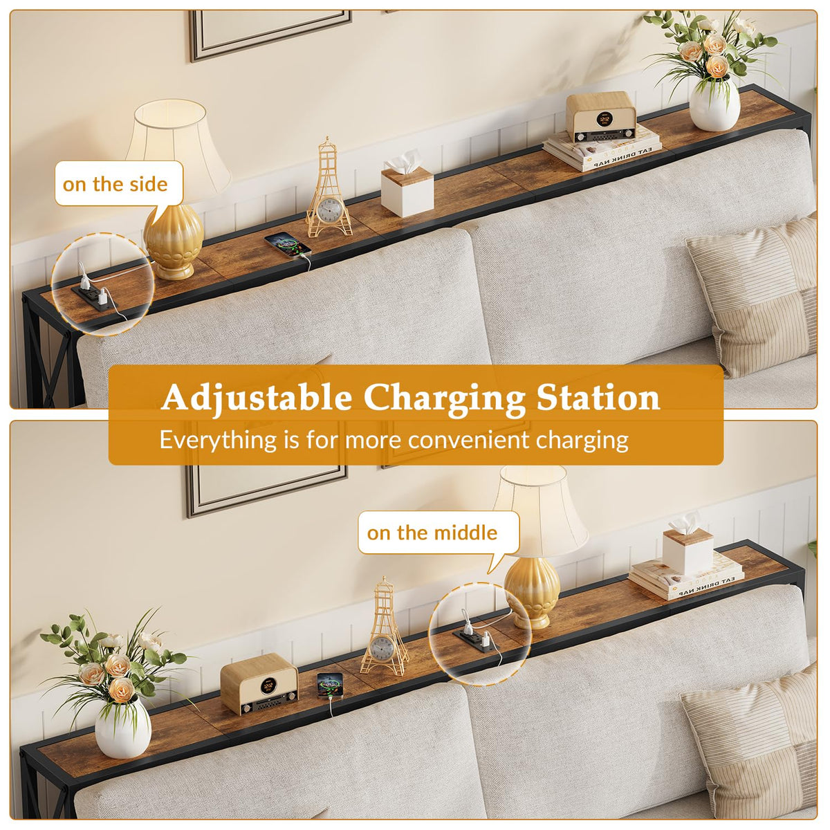 Gewudraw durable stain-resistant top supports daily use
