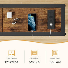 Gewudraw X-shaped metal frame adds stability