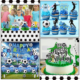 Gexlaju soccer balloon pack provides durable latex color for celebrations.