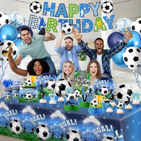Gexlaju soccer honeycomb decor creates dimensional focal points on walls or tables.