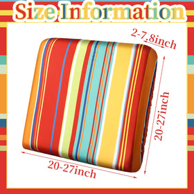 Geyoga cushion cover fits cushions from 20 to 27 inches