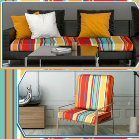 Geyoga vibrant pattern cushion covers brighten old furniture