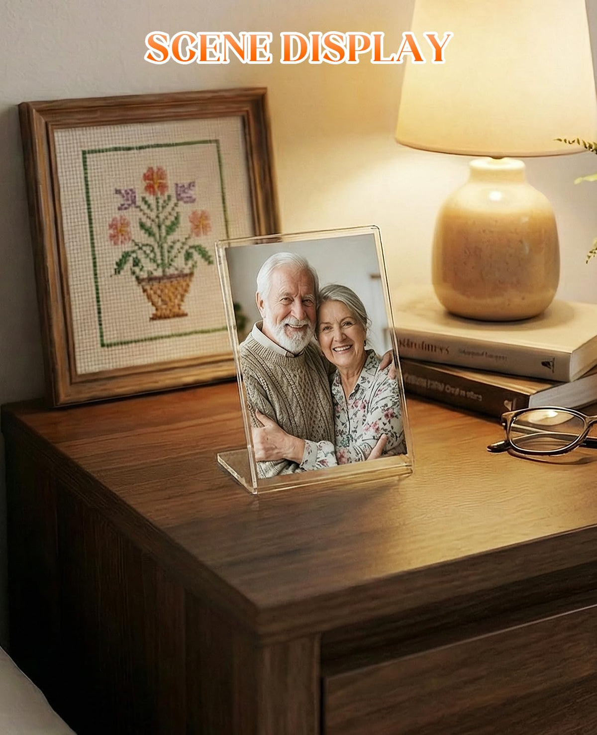 Geyynow clear acrylic frames with high transparency for mini photos