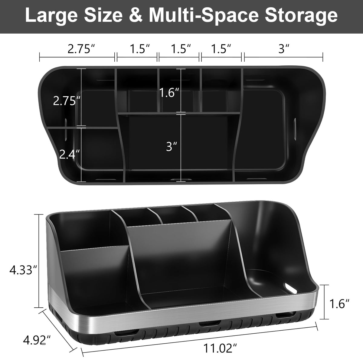 GFWARE compact footprint fits small vanities and counters.