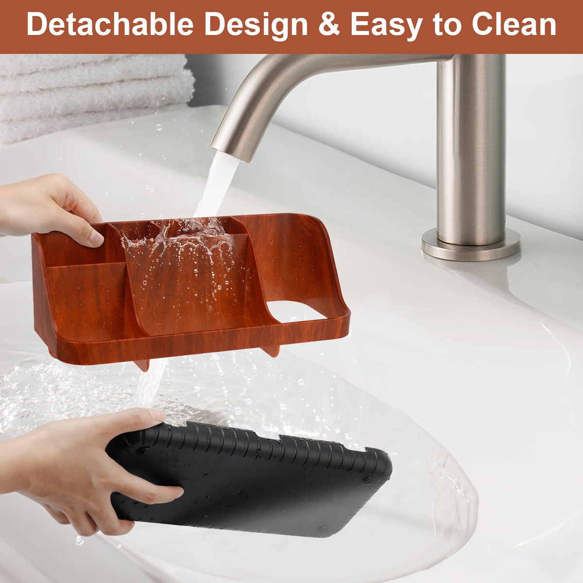 GFWARE drainage-ventilation holes closeup, keeps toothbrush area dry and tidy