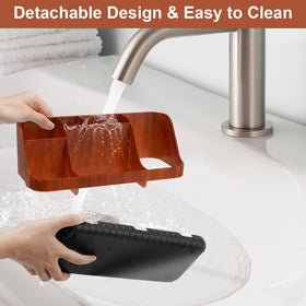 GFWARE drainage-ventilation holes closeup, keeps toothbrush area dry and tidy